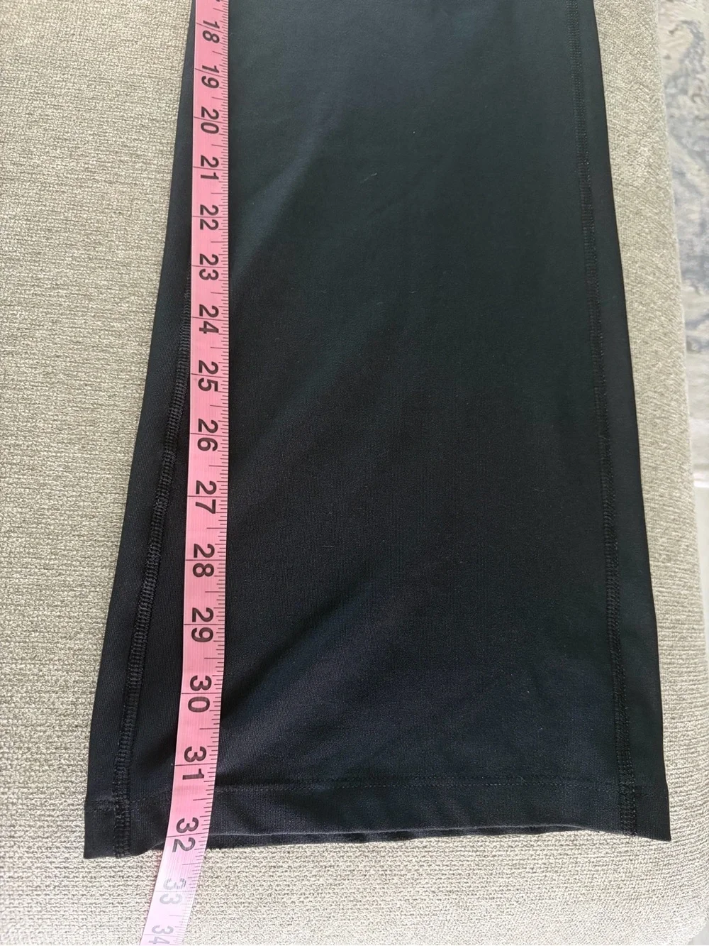 Nike Dri-Fit Classic Fit Training Long Pant Flare Leg Size Medium Black Yoga
